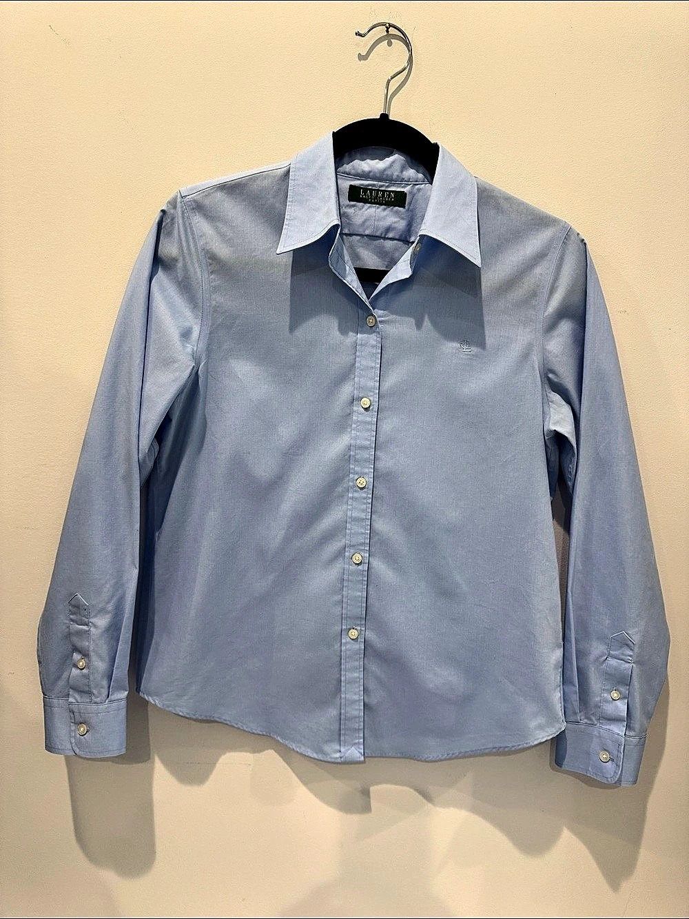 Lauren Ralph Lauren Blue Button Down Shirt